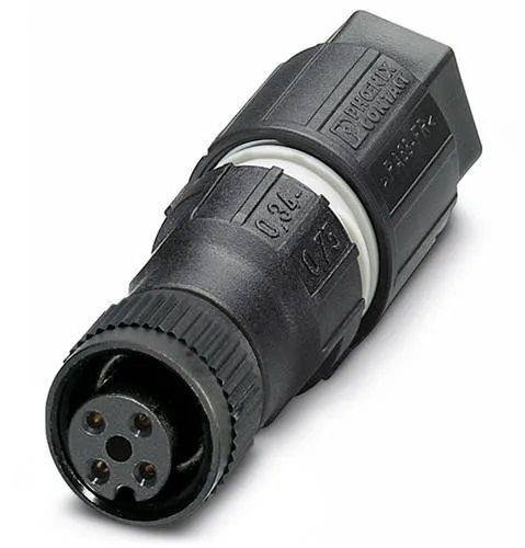 Phoenix Contact 1641756 Sensor-/Aktor-Steckverbinder, unkonfektioniert M12 Buchse, gerade Polzahl: 4 1St.