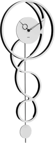 Hermle HE 61023-002200 Moderne Quarz-Wanduhr von Hermle