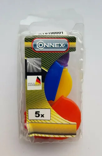 Connex 5 Stück Schlüsselmakierungen Abdeckkappen für Schlüssel bunt KY6190001