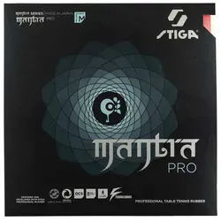 STIGA Mantra Pro M Tischtennisbelag, Schwarz, 2.1 mm