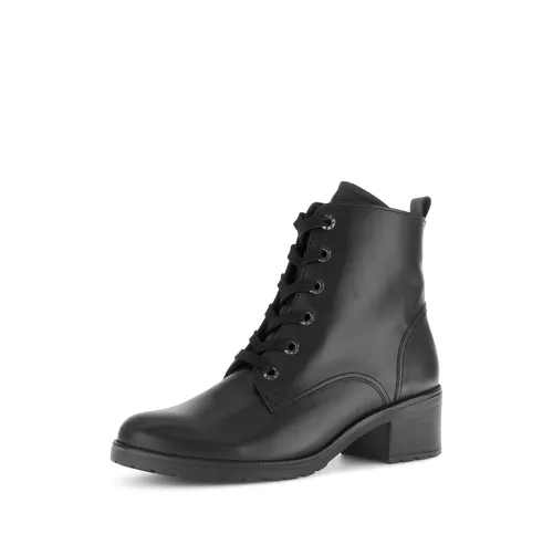 Gabor Stiefelette in Schwarz - 37,5 EU - Elegante Stiefelette aus hochwertigem Leder mit praktischem Reißverschluss. Ideal für jeden Anlass und sorgt für einen stilvollen Auftritt.