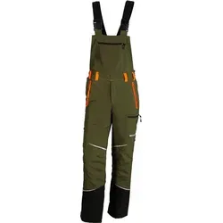 KOX Schnittschutz Latzhose Mistral 3.0 Grün/Orange Größe 44 | Typ A
