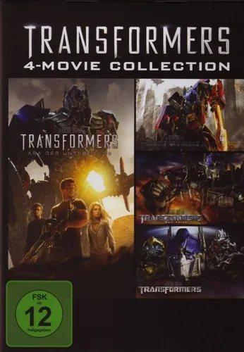 Transformers 1+2+3+4 - 4-Movie Collection # 4-DVD-BOX-NEU