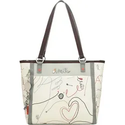 Anekke Schultertasche Ole Shoulder Bag - Schultertasche aus hochwertigem Polyurethan, mit stilvoller Logo-Stickerei und praktischem Zipper-Verschluss – perfekt für den täglichen Gebrauch.