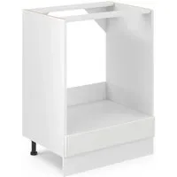 Vicco Herdumbauschrank R-Line Weiß Landhaus 60 cm