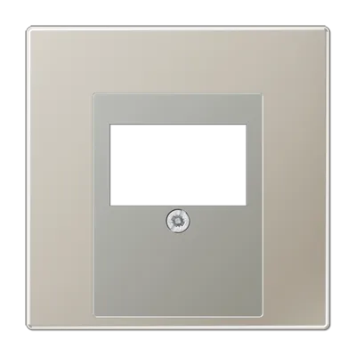 Jung ES2969T Abdeckung für TAE-Anschlussdosen 1-fach, Serie LS, Edelstahl