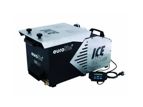 EUROLITE NB-150 ICE Bodennebler - Effektmaschine für beeindruckenden Bodennebel, dank Eiswürfel-Technologie und DMX-Steuerung ideal für Veranstaltungen und Partys.
