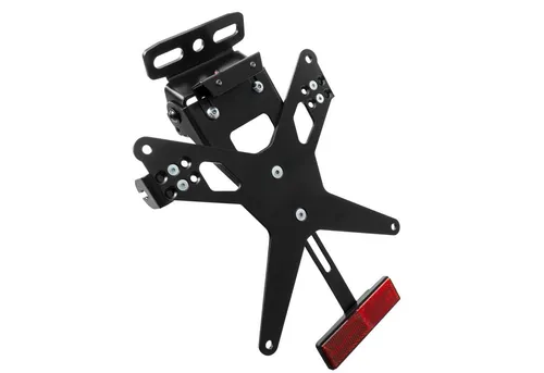 ZIEGER Kennzeichenhalter Typ 7 - Universal Kennzeichenhalter mit sportlicher Optik, verstellbarem Neigungswinkel und ABE-frei. Ideal für eine plane Auflage und lange Lebensdauer.