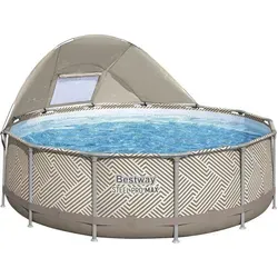 Bestway Power Steel Pool mit Filterpumpe und Überdachung von Bestway