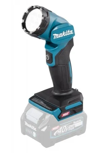 Makita ML 001 G Akku-Lampe – 40V XGT - Kompakte Akku-Handleuchte mit 160 Lumen und bis zu 55 Stunden Laufzeit. Flexibel einstellbarer Lampenkopf für optimale Ausleuchtung – ideal für den täglichen Einsatz.