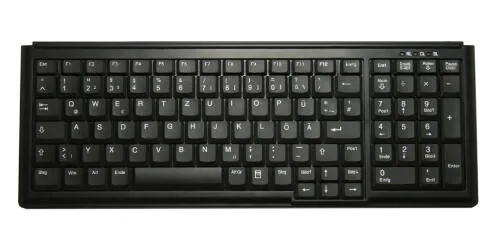 Active Key AK-7000 - USB Tastatur in Deutsch - Hochwertige kabelgebundene Tastatur mit 104 Tasten im deutschen Layout, ideal für effizientes Arbeiten und komfortable Eingabe.