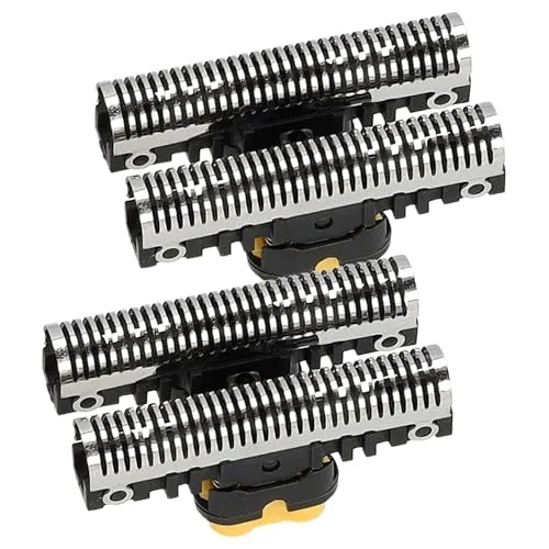 vhbw 2X Klingenblock kompatibel mit Braun Contour 5873, 5874, 5875, 5877, 5895 Rasierer Schwarz Silber