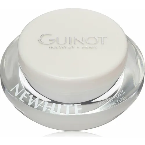 Guinot Newhite Brightening Night Creme 50ml - Nachtpflege für einen strahlenden Teint, 50ml mit aufhellenden Inhaltsstoffen für eine gleichmäßige Hautfarbe und intensive Feuchtigkeit über Nacht.