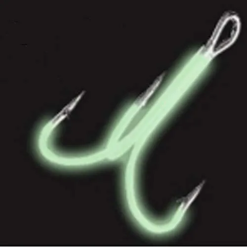 Fladen Meereshaken Drillingshaken Angelhaken - selbstleuchtend, Größe:8/0