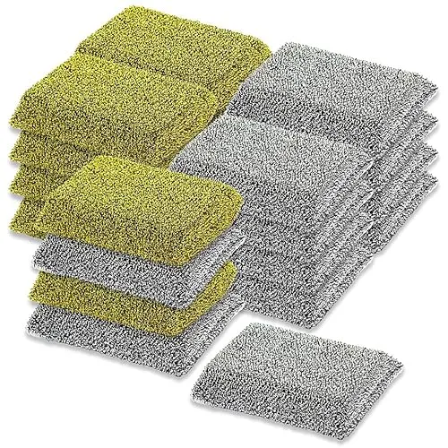 Stück Witap Lurex Topfreiniger 115x75x30 mm Gold + Silber Topfschwamm Scheuerschwamm Glänzerkissen 20