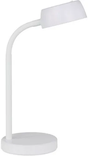 CABALES Tischleuchte, weiss – Moderne LED Schreibtischlampe - Tischleuchten: Die CABALES Tischleuchte aus weißem Kunststoff bietet warmweißes Licht und einen praktischen Wippschalter. Ideal für jedes Zimmer, von Schlafzimmer bis Arbeitszimmer.