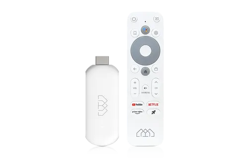 Homatics Stick HD - Full HD Android TV Mediaplayer, 5GHz WiFi, Sprachfernbedienung und Chromecast-Funktion für grenzenloses Streaming