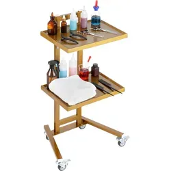 VEVOR 2-stöckiger Laborwagen Servierwagen Edelstahl von Vevor