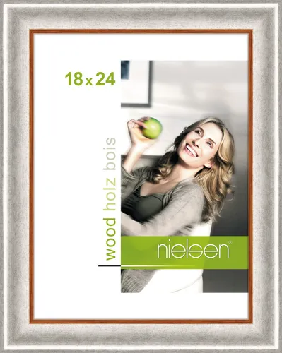 Holz-Wechselrahmen derby BH 18x24 cm silber