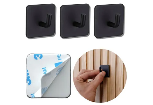 Garderobenhaken Schwarz von DEKAZIA