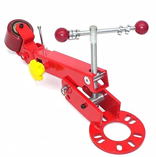 D+L GmbH Bördelrolle FenderRoller Standard - Professionelles Bördelgerät für Kotflügel, robuste Stahlausführung für 4- und 5-Loch bis LK 5 x 120, ideal für präzise Anpassungen.