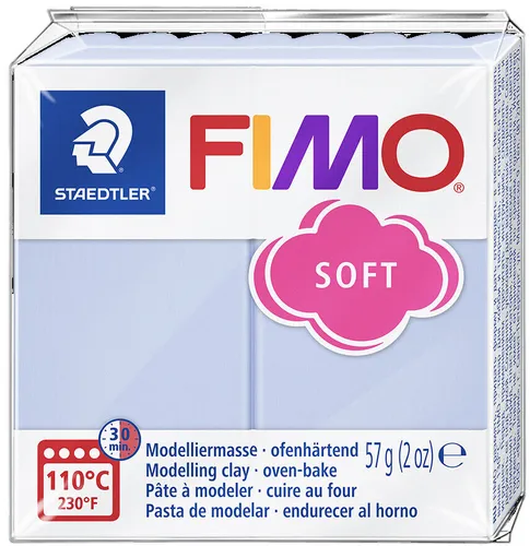 FIMO SOFT Modelliermasse ofenhärtend serenity blue 57 g