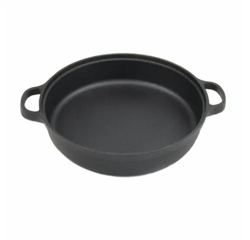 PROREGAL® Grillpfanne Gusseiserne Pfanne Ø 30cm