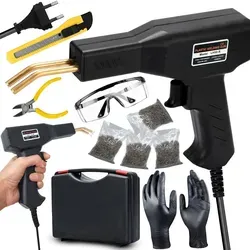 Kunststoff Schweißgerät 50W Auto Stoßstangen Reparatur Set mit 800 Klammern Plastik Schweißen Lötkolben Heißhefter Retoo