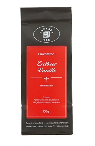 Paulsen Früchtetee Erdbeer Vanille 100g