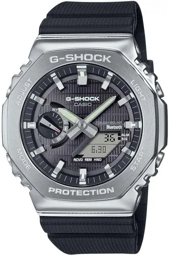 Casio G-Shock Bluetooth Uhr GBM-2100-1AER - Schwarz - Chronographen mit Bluetooth®-Technologie für kabellose Verbindung zum Smartphone, wasserdicht bis 20 Bar und ideal für den aktiven Lebensstil.