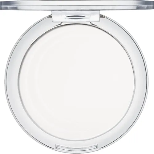 essence all about soft glow! fixing compact powder waterproof, Weiss, fixierend, sofortiges Ergebnis, weichzeichnend, natürlich, schimmernd, vegan, ölfrei, wasserfest, ohne Parfüm, 3er Pack (3x8g)