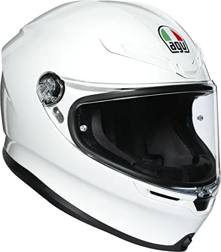 AGV K6 Motorrad Helm, Weiß, XXL in weiß von AGV