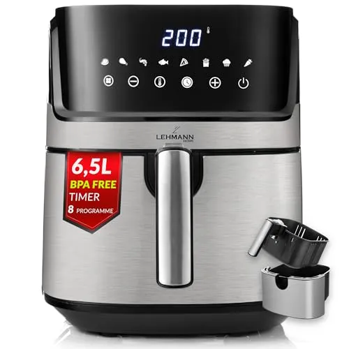 LEHMANN Heißluftfritteuse XL 6,5L
