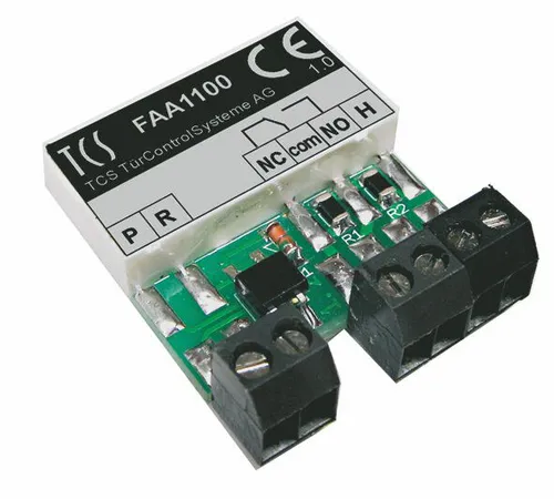 TCS FAA1100-0600 Einbau-Türöffner-Relais TOER1 - Zubehör für Türsprechanlagen: Flexibles Türöffnen bei mehreren Außenstationen, ideal für moderne Sicherheitslösungen.