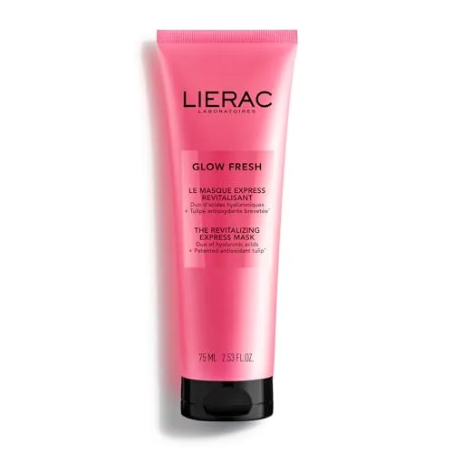 LIERAC Glow Fresh Express-Revitalisierende Maske 75 ml - Die revitalisierende Gesichtsmaske sorgt in nur 10 Minuten für einen strahlenden Teint und glättet das Hautbild. Mit natürlichem Ursprung und feuchtigkeitsspendenden Inhaltsstoffen für ein sofortiges Frischegefühl.