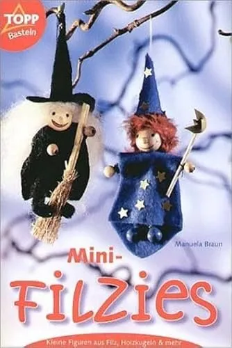 Mini-Filzies: Kleine Figuren aus Filz, Holzkugeln und mehr