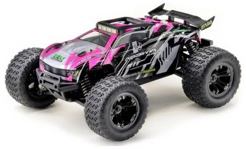 ABSIMA RC-Auto Truggy MINI AT Pink-Grau 1:16 - RC-Truck im Maßstab 1:16, mit stylischem pink-grauen Design und robustem Fahrverhalten für spannende Offroad-Abenteuer.