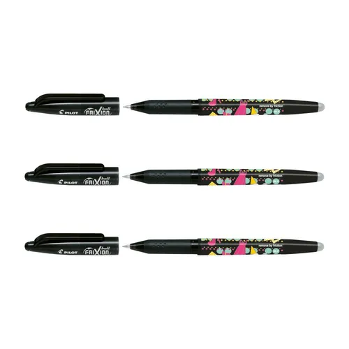 Pilot Frixion Ball Tintenroller 10 Jahre Frixion-Edition Clip-Art-Design 3er Set
