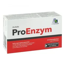 Avitale ProEnzym 210 St - rezeptfreie, magensaftresistente Tabletten für eine gesunde Verdauung, 210 Stück