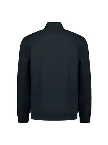 NO EXCESS Sweater Full Zipper Pique Bomber - L