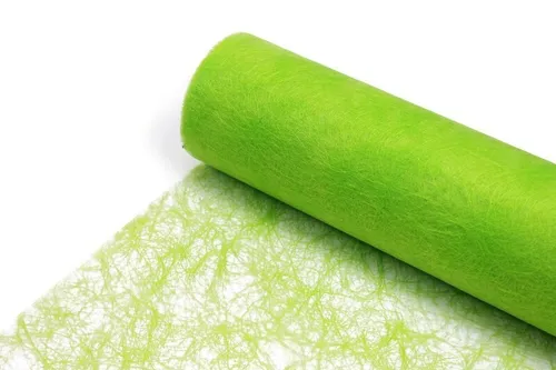 Tischläufer Sizoflor kiwi 25m Tischband Deko Kommunion Hochzeit