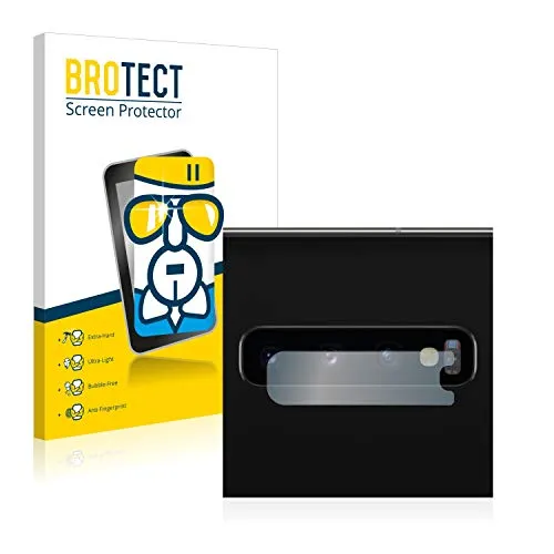 BROTECT Schutzglas für Samsung Galaxy S10 (NUR Kameraschutz) Schutzfolie Panzer Folie Glas Displayschutz Made in Germany [ 9H, Anti-Fingerprint]