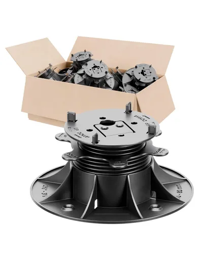 - 80 mm Stelzlager Terrassenlager höhenverstellbar Plattenlager Balkenlager 40