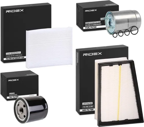 RIDEX Filterset Inspektionspaket Filtersatz für RENAULT Scénic III (JZ0/1) GRAND SCÉNIC III (JZ0/1)