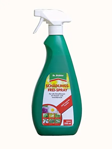 Dr. Stähler 001793 Zierpflanzen Schädlingsspray, 500 ml für Innen und Außen