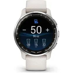 Garmin D2 Air X10 - 44mm Smartwatch mit GPS und Fitness Tracker - Smartwatch mit Edelstahlgehäuse und silbernem Finish, wasserdicht und mit umfassenden Fitness-Tracking-Funktionen für aktive Nutzer