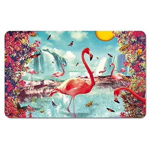 MIK funshopping Retro Frühstücksbrettchen Flamingo Flair