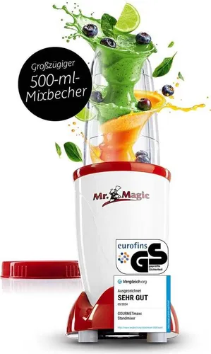 Gourmetmaxx Mr.Magic Mixer 250W rot/weiß in rot von DS Produkte