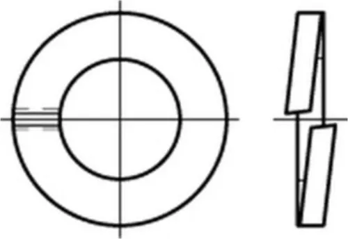 Reyher 127 V4a Federringe B 27 (10 Stück)