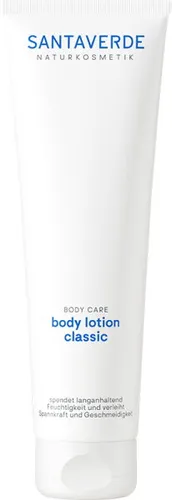 Aloe Vera Bodylotion classic 150 ml von SANTAVERDE - Ganzkörperpflege mit feuchtigkeitsspendender Aloe Vera, ideal für trockene Haut und tägliche Anwendung.